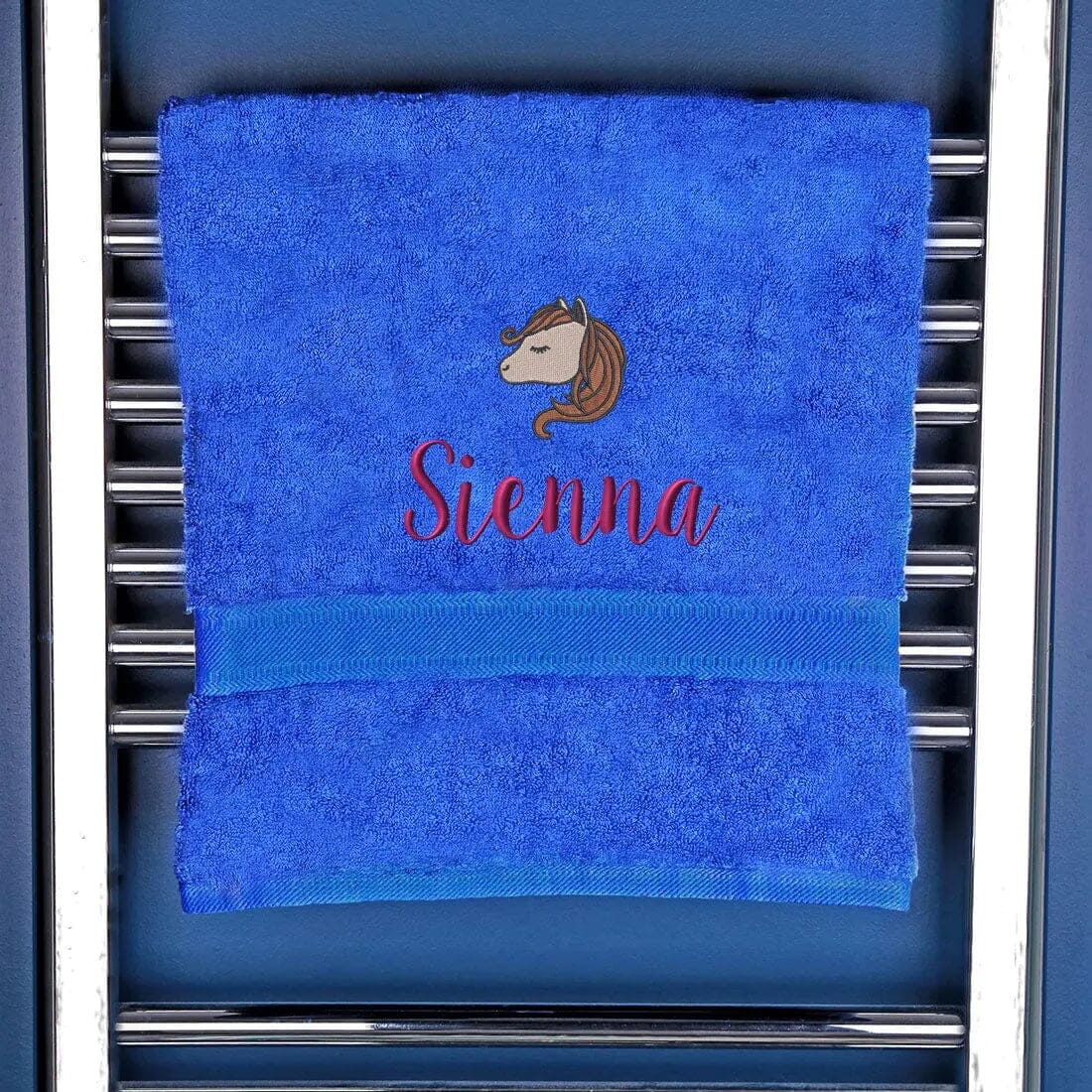 Children's Horse Logo Bath Towel   