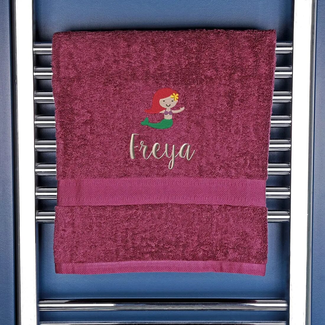 Mermaid Logo Bath Towel