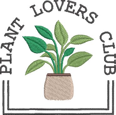 Waffle Dressing Gown with Plant Lovers Club Logo