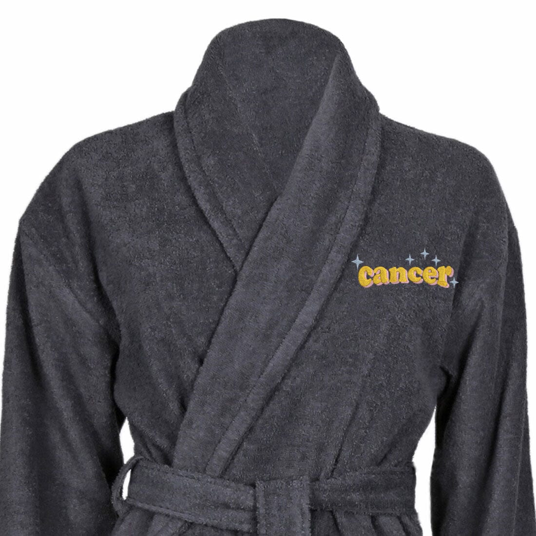Cotton Shawl Collar Star Sign Bathrobe
