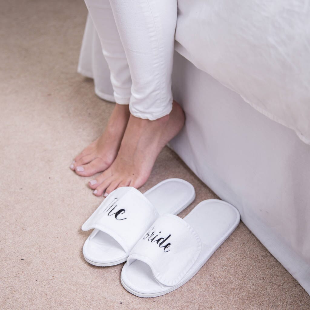 Disposable Towelling Slippers With Adjustable Strap