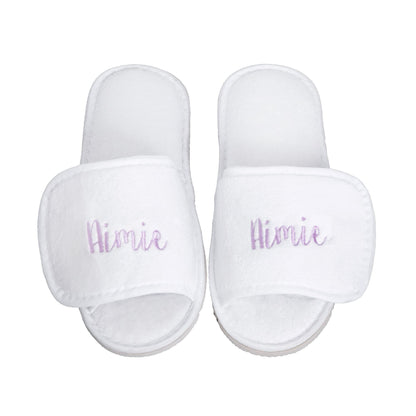 Adjustable Strap Slippers with Aimie  