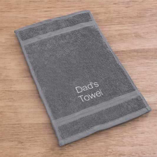 Personalised Manicure Guest Towel in slate