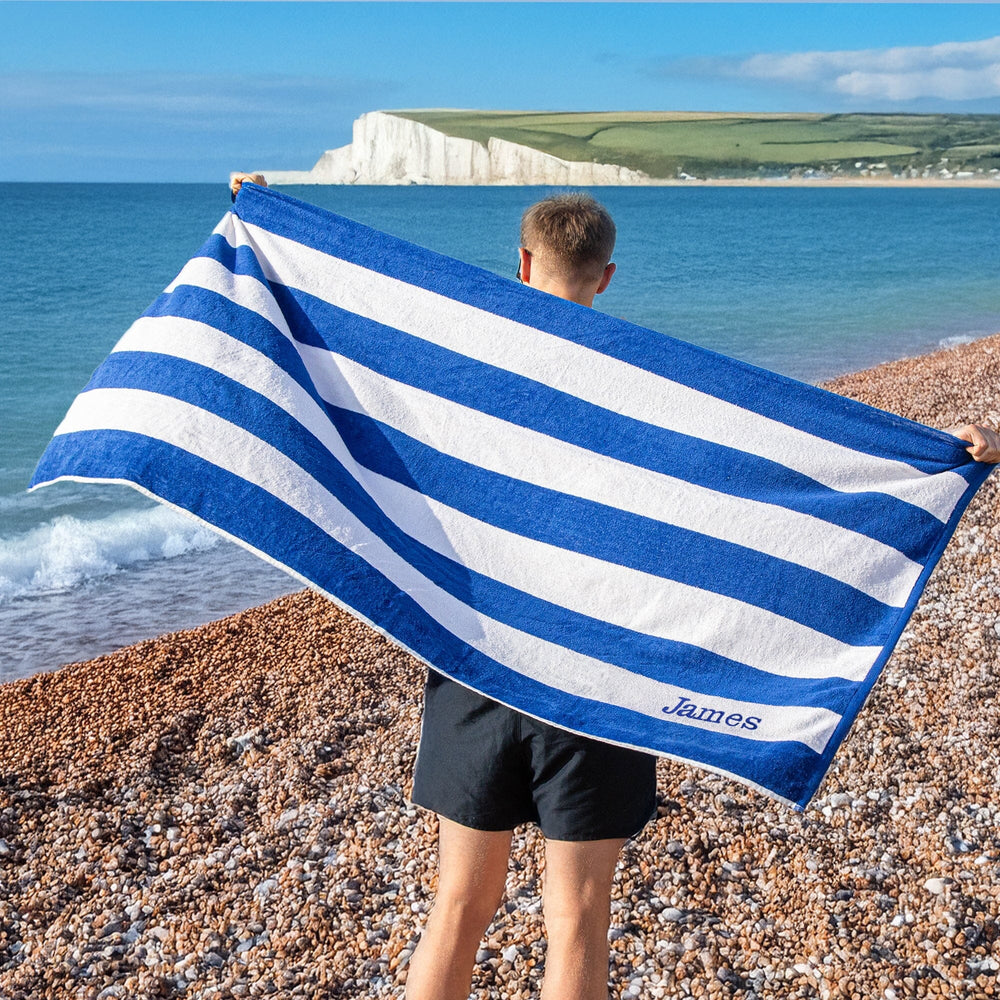 Egyptian Cotton Cabana Style Beach Towel