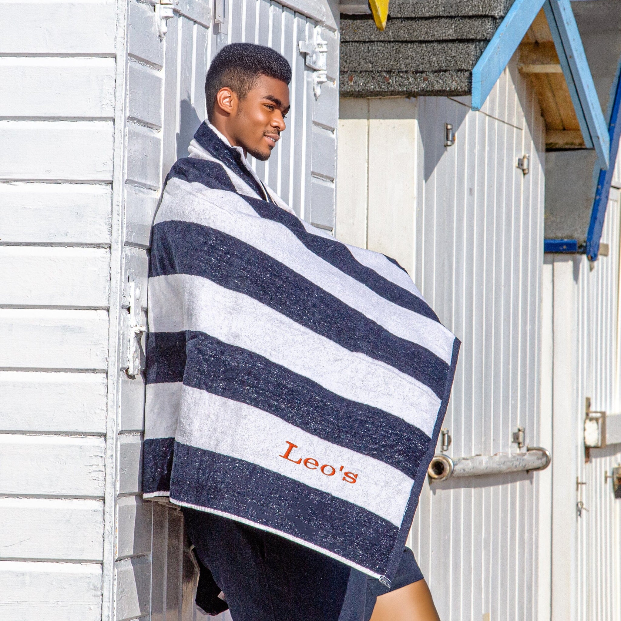 Personalised Egyptian Cotton Cabana Style Beach Towel