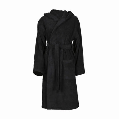 Egyptian Cotton Hooded Bathrobe - Duncan Stewart 1978 Egyptian-Black-Medium Duncan Stewart 1978