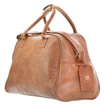 Faux Leather Bag With Personalised Luggage Tag