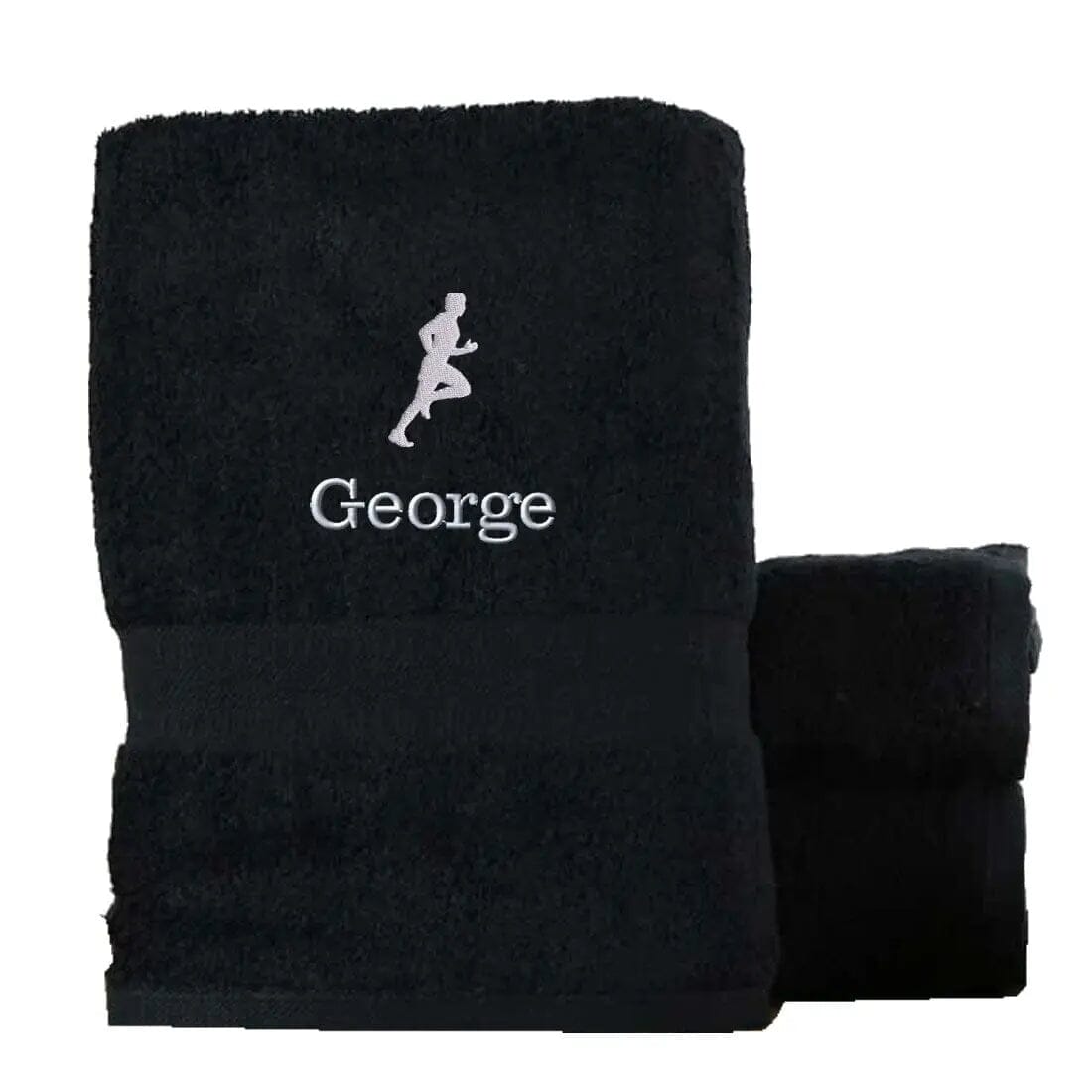 Fitness Bath Towel Egyptian - Black  