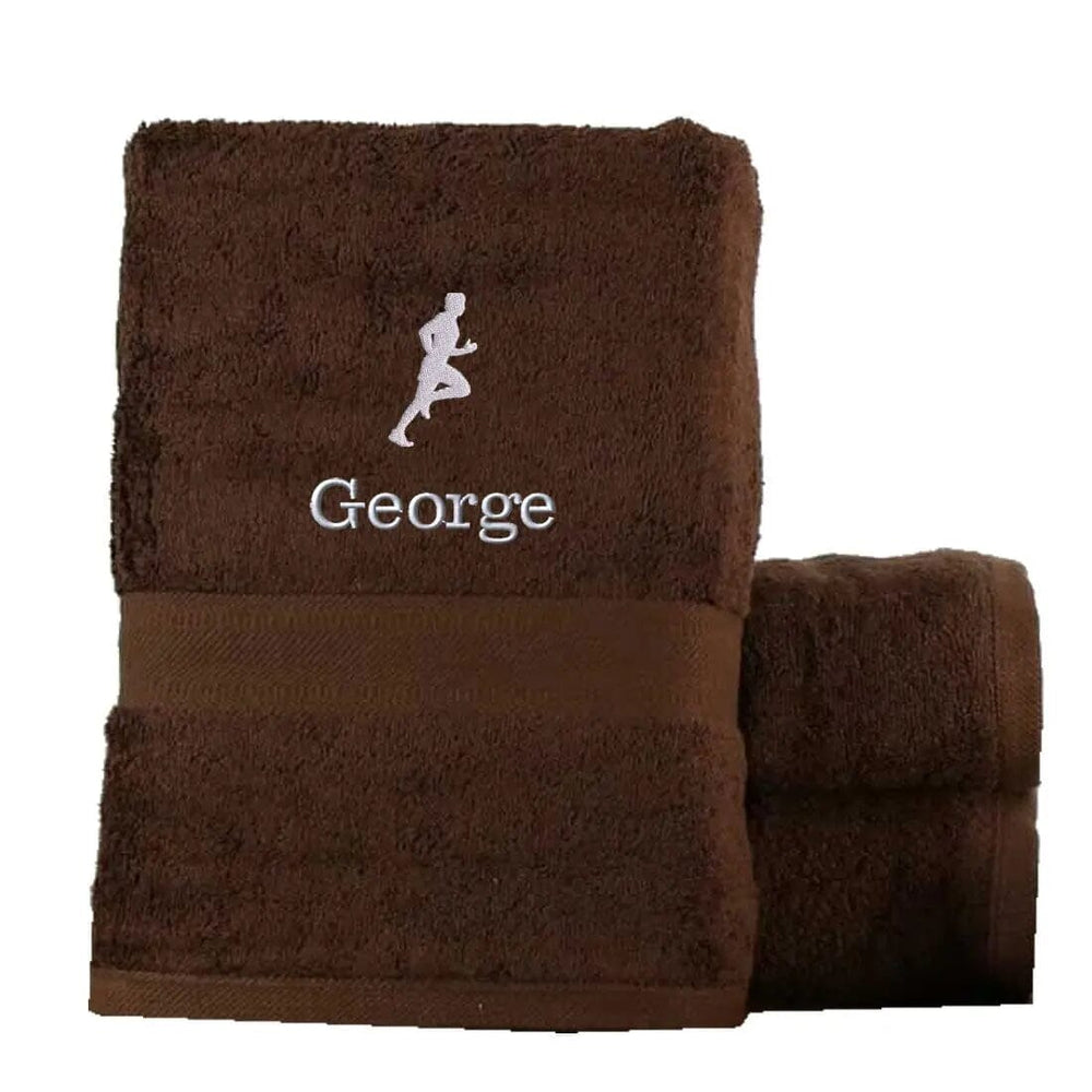 Fitness Bath Towel Egyptian - Chocolate  