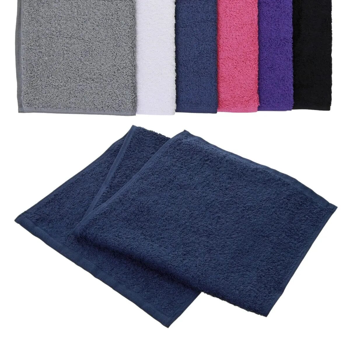 'Game, Set, Match' Tennis Towel Gym Towel - Navy  