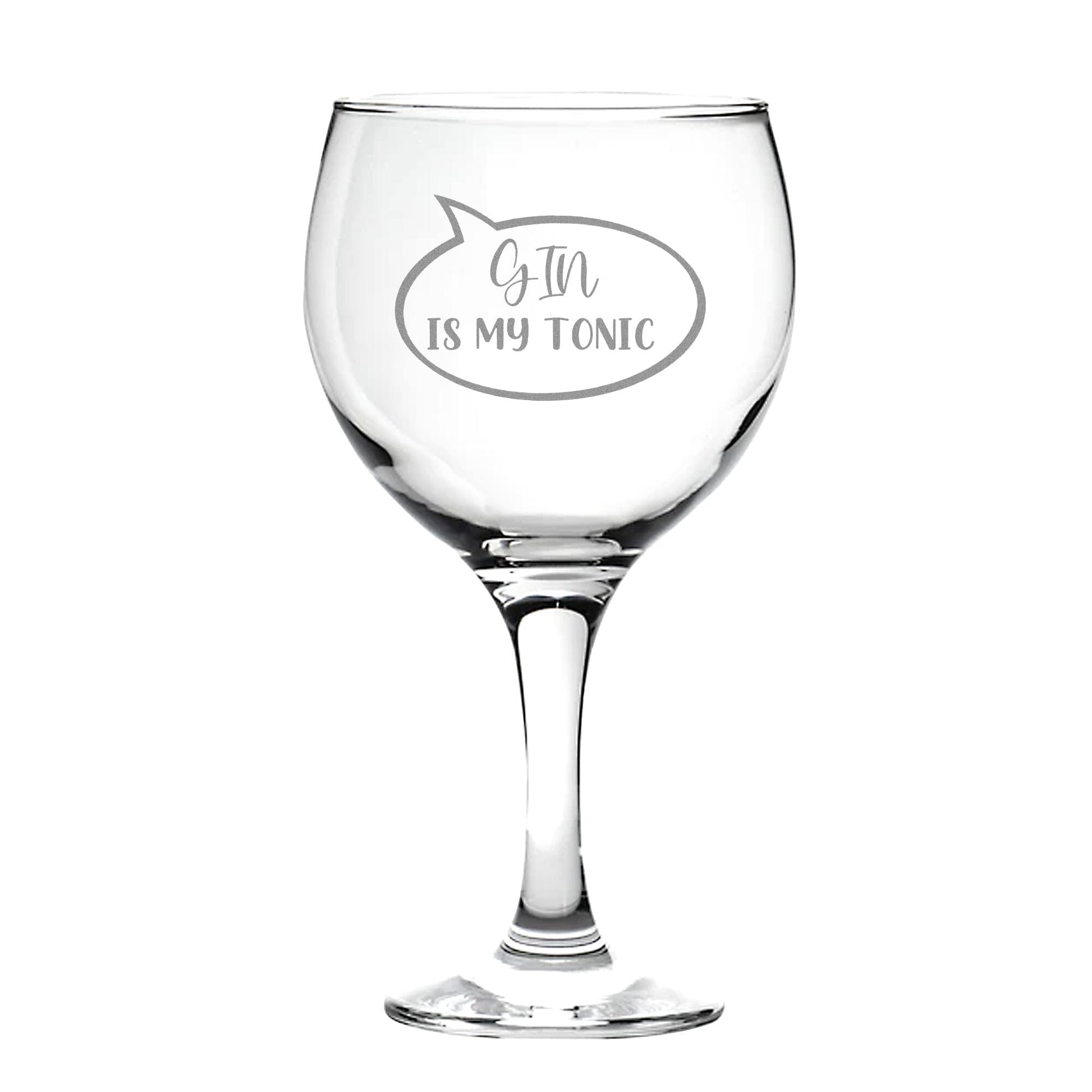 Personalised Birthday Gin Glass With Name And Age aztex