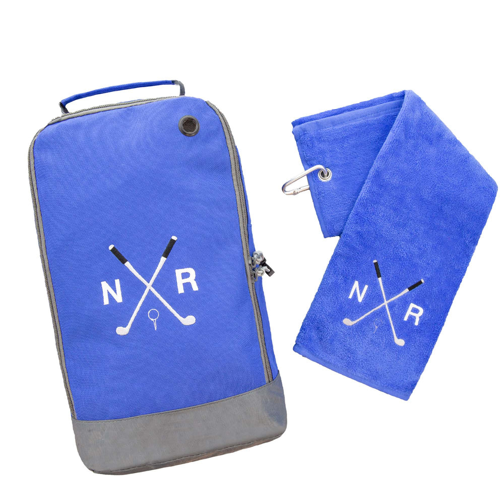 Golf Shoe Bag and Towel Set