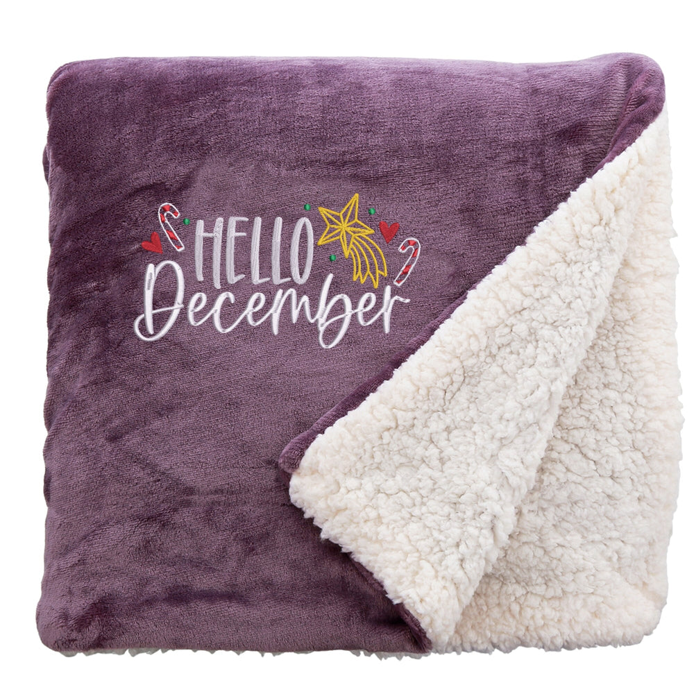 Hello December Cosy Home Christmas Snuggle Blanket