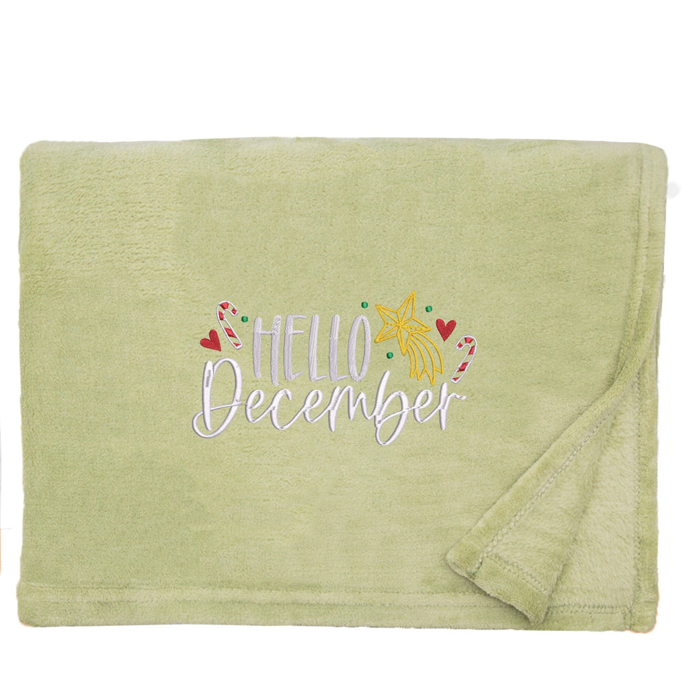 Hello December Cosy Home Christmas Snuggle Blanket
