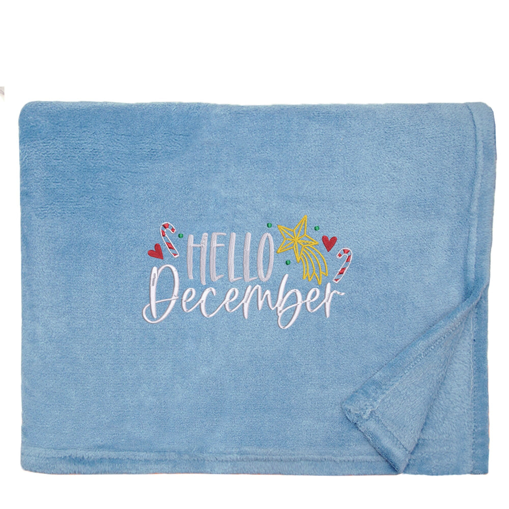 Hello December Cosy Home Christmas Snuggle Blanket