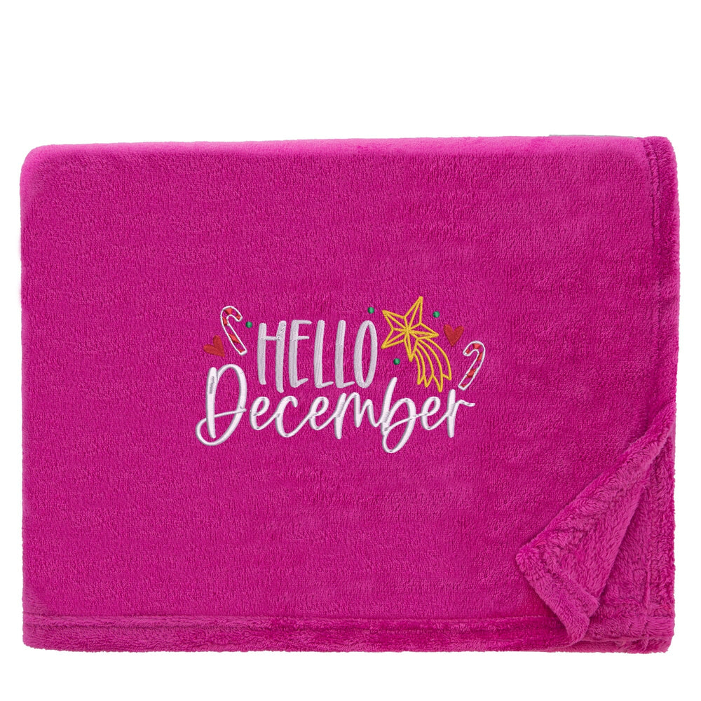 Hello December Cosy Home Christmas Snuggle Blanket