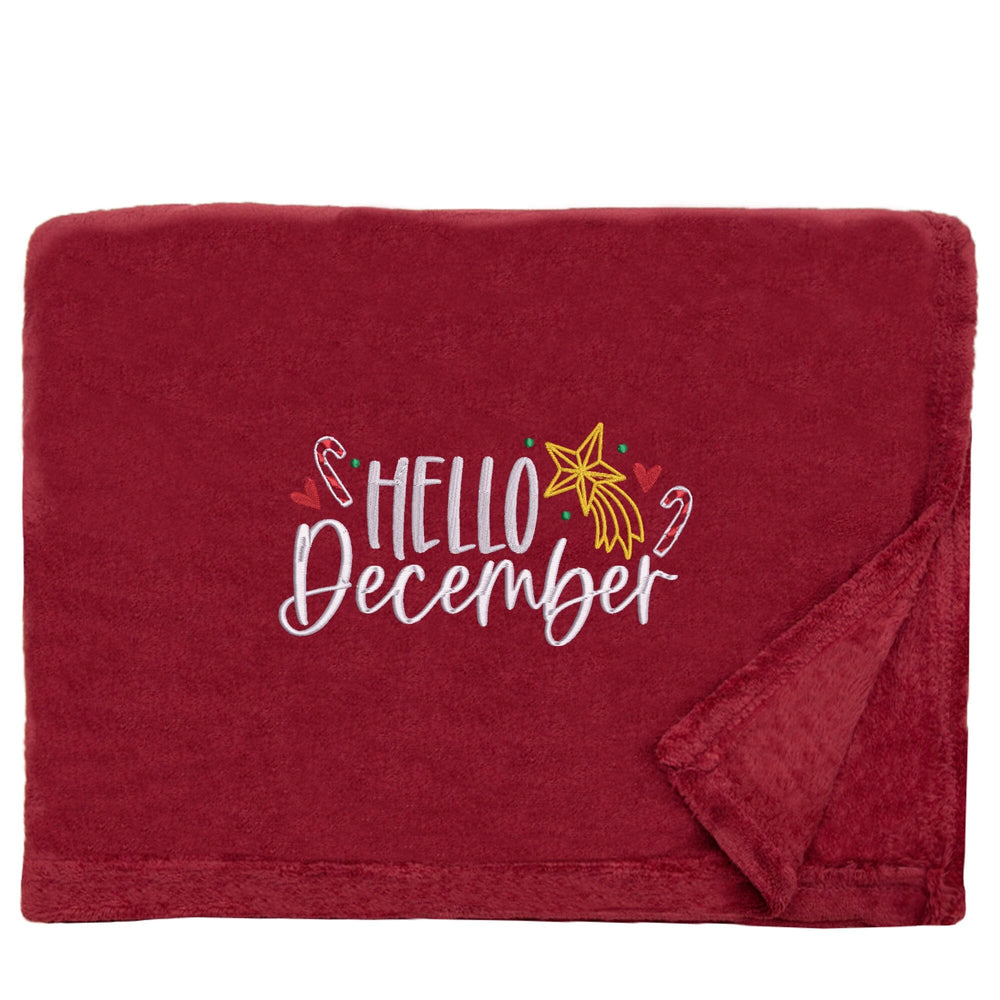 Hello December Cosy Home Christmas Snuggle Blanket