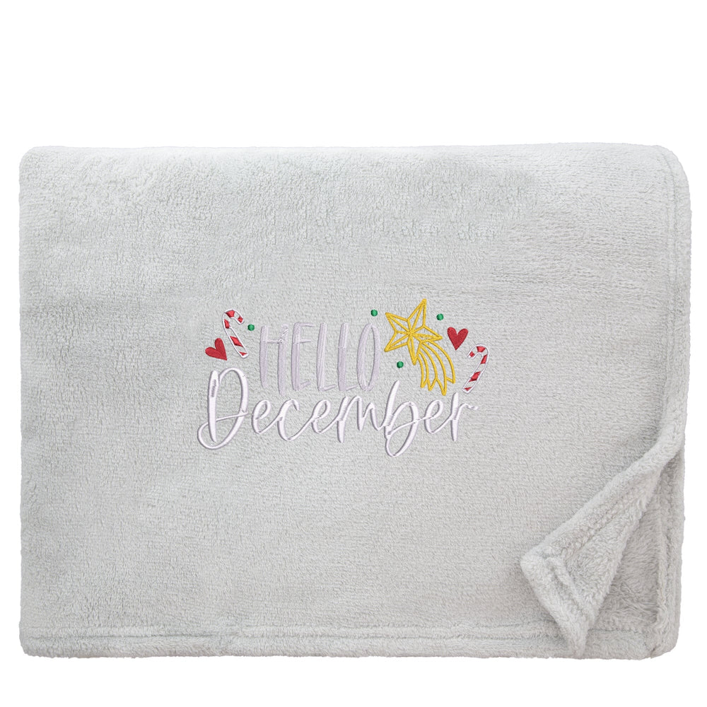 Hello December Cosy Home Christmas Snuggle Blanket