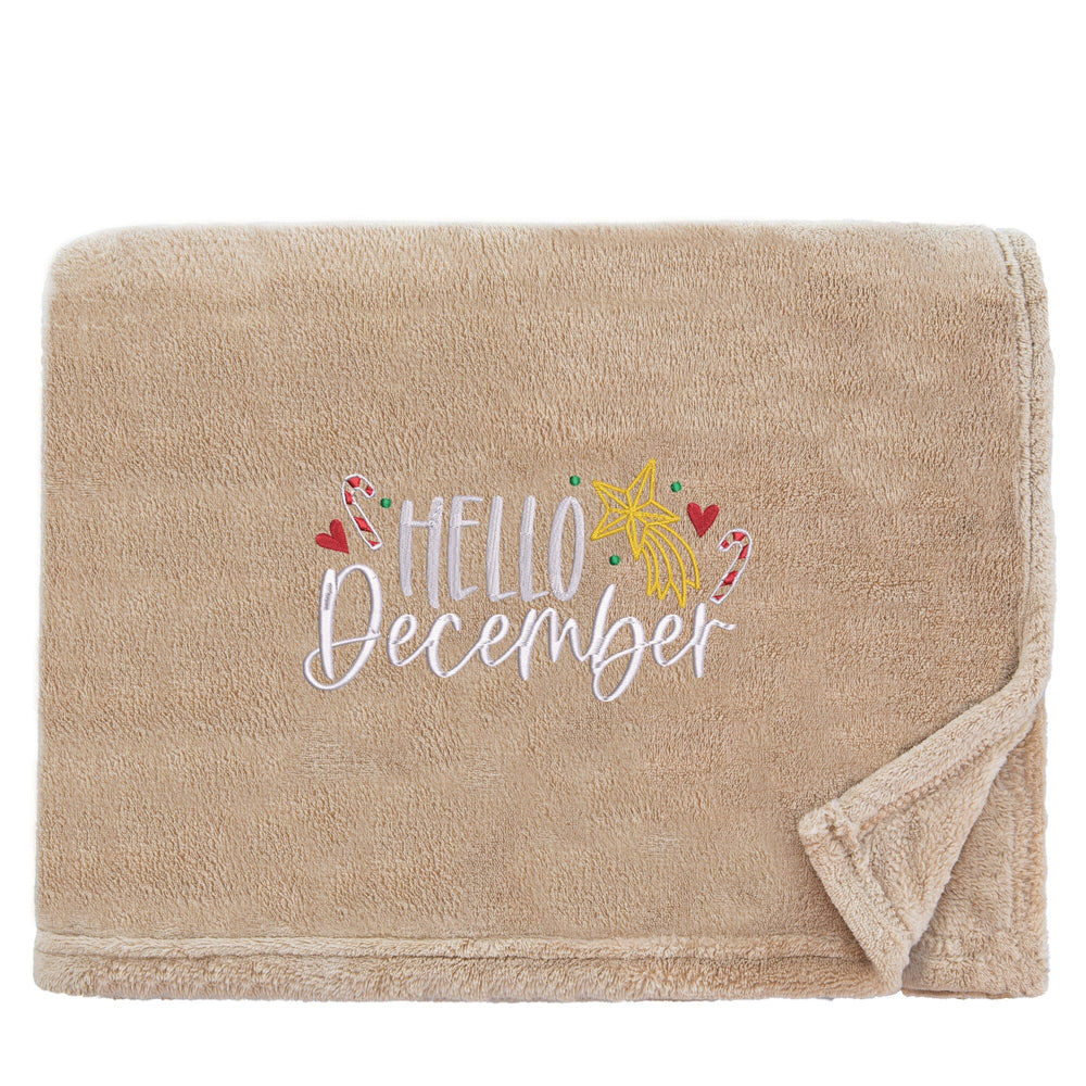 Hello December Cosy Home Christmas Snuggle Blanket