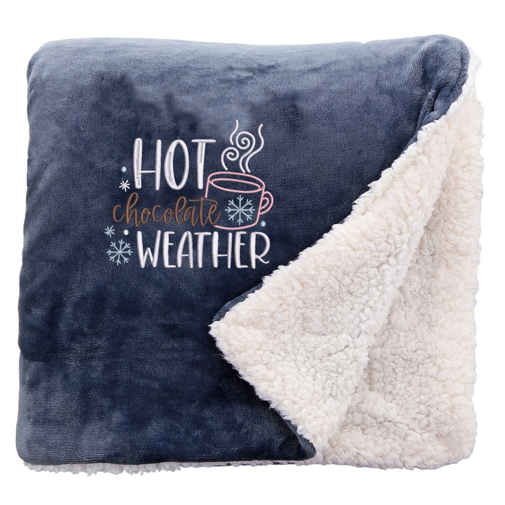 Hot Chocolate Cosy Home Christmas Snuggle Blanket