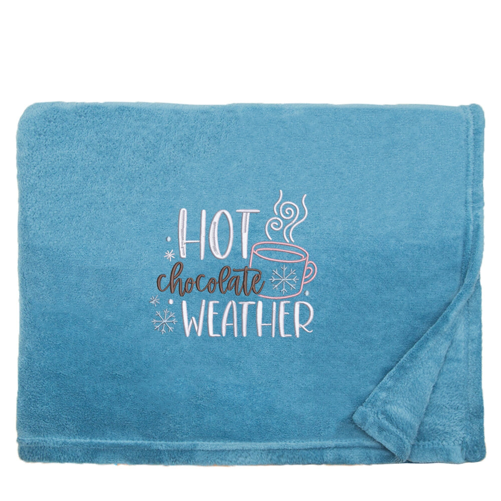 Hot Chocolate Cosy Home Christmas Snuggle Blanket