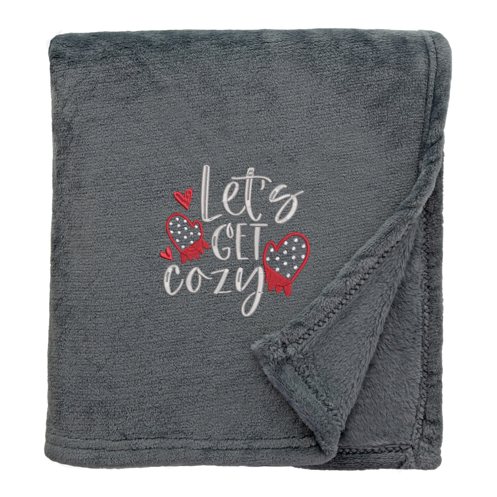 Let's Get Cozy Christmas Snuggle Blanket