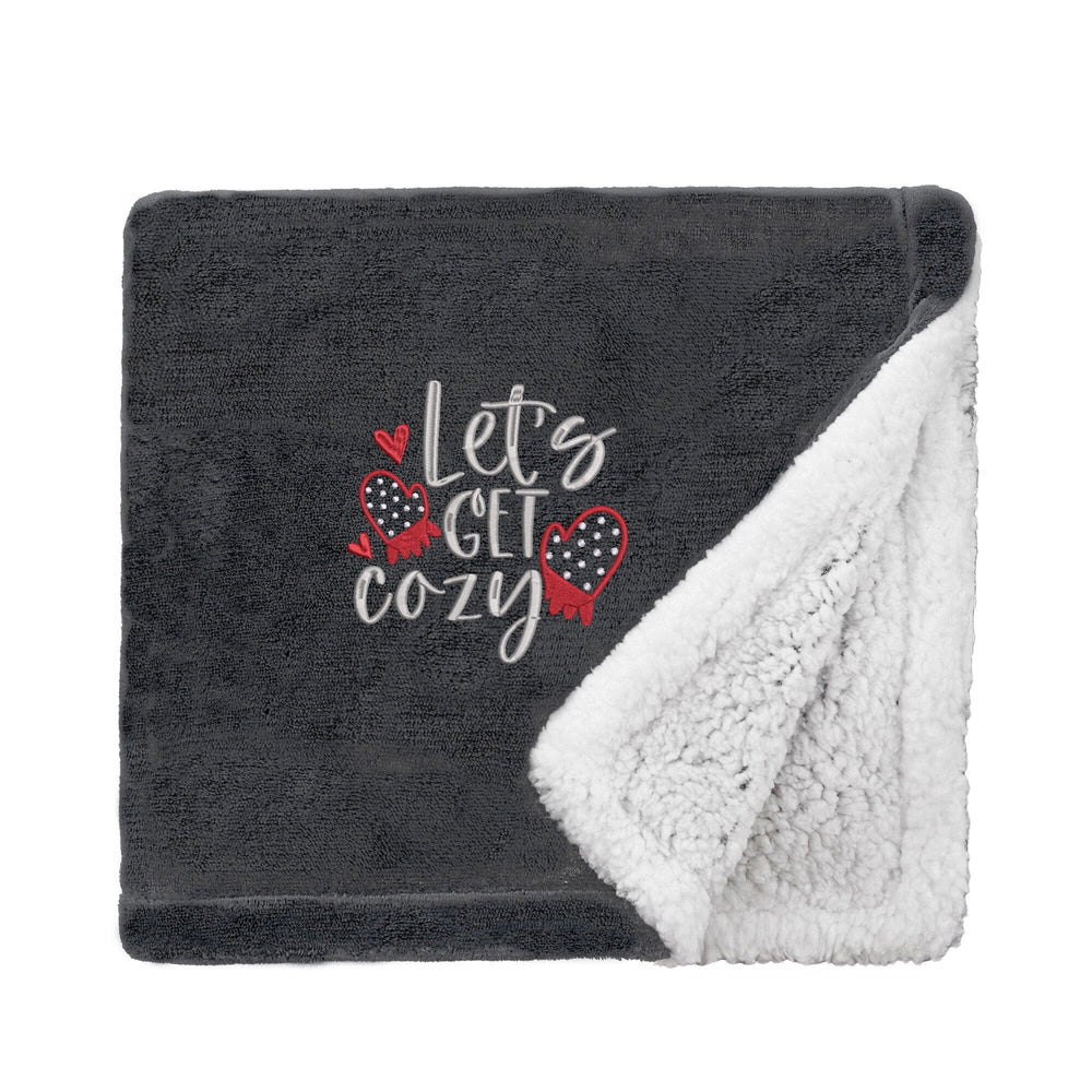 Let's Get Cozy Christmas Snuggle Blanket