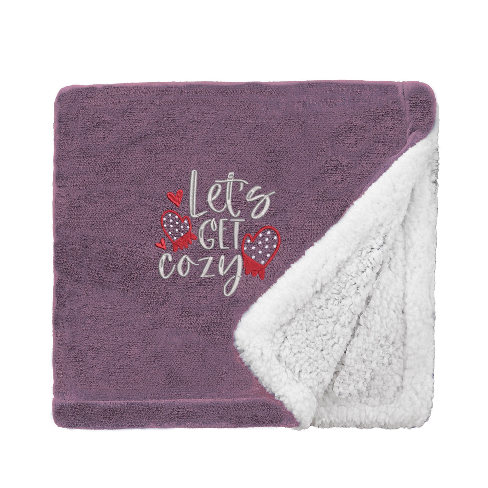 Let's Get Cozy Christmas Snuggle Blanket