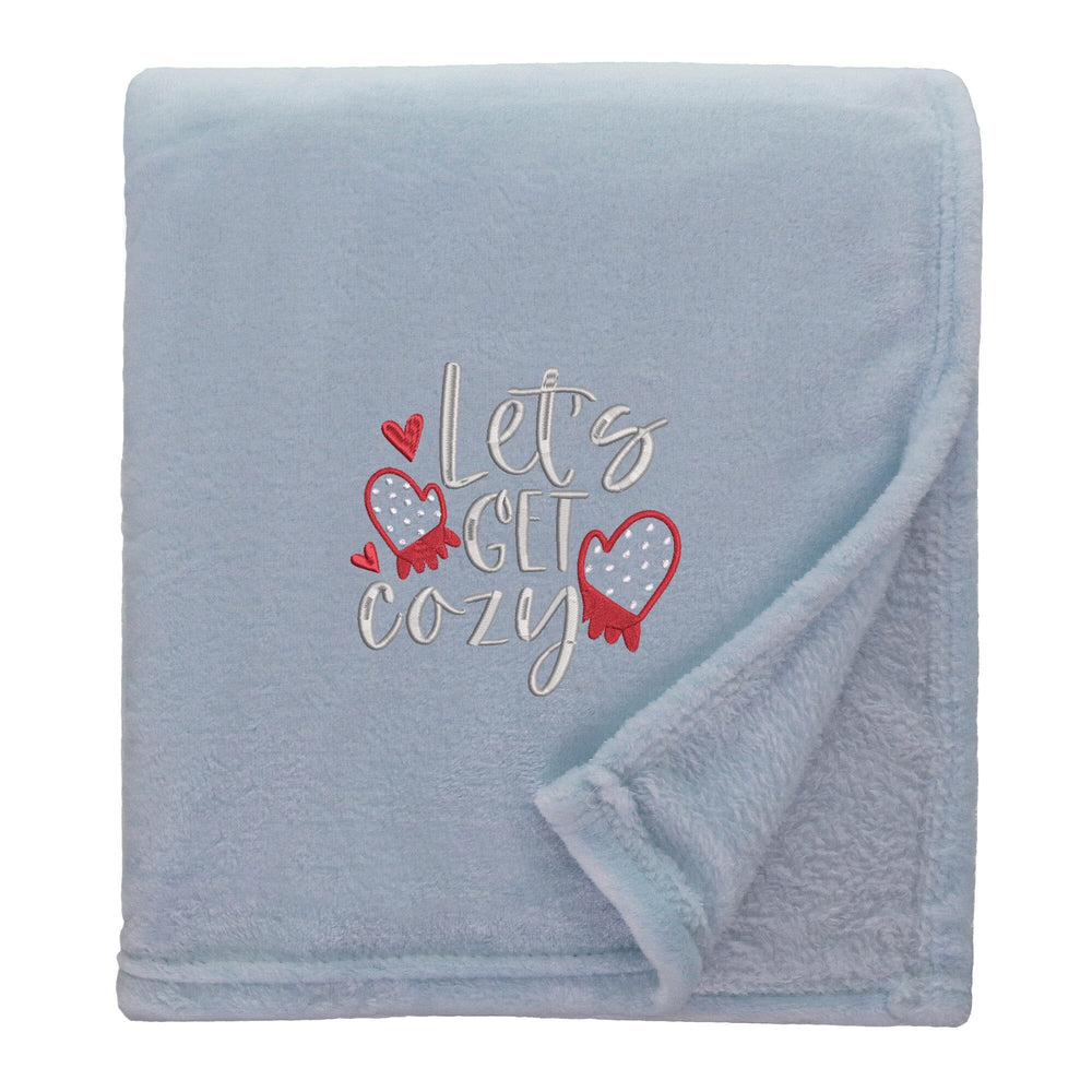 Let's Get Cozy Christmas Snuggle Blanket