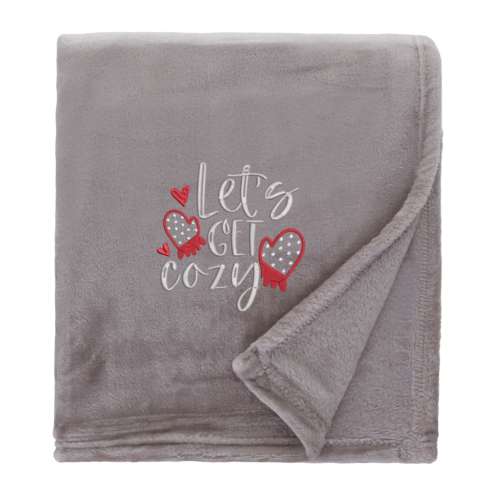 Let's Get Cozy Christmas Snuggle Blanket
