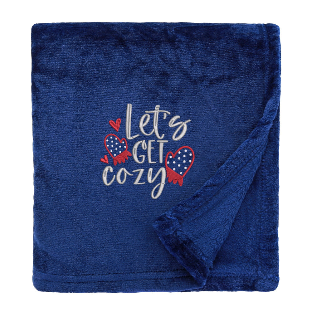 Let's Get Cozy Christmas Snuggle Blanket