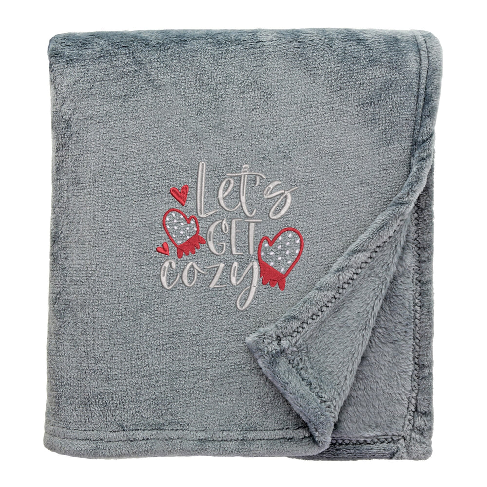 Let's Get Cozy Christmas Snuggle Blanket