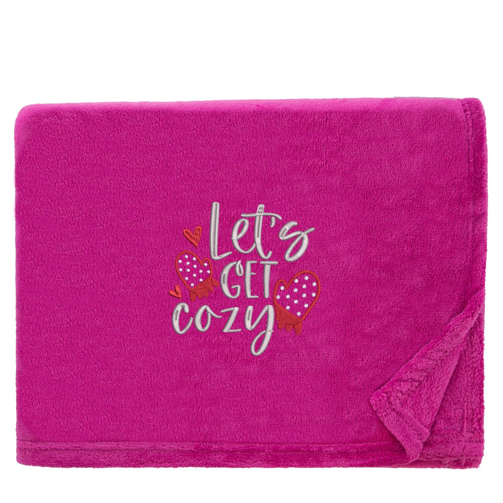 Let's Get Cozy Christmas Snuggle Blanket
