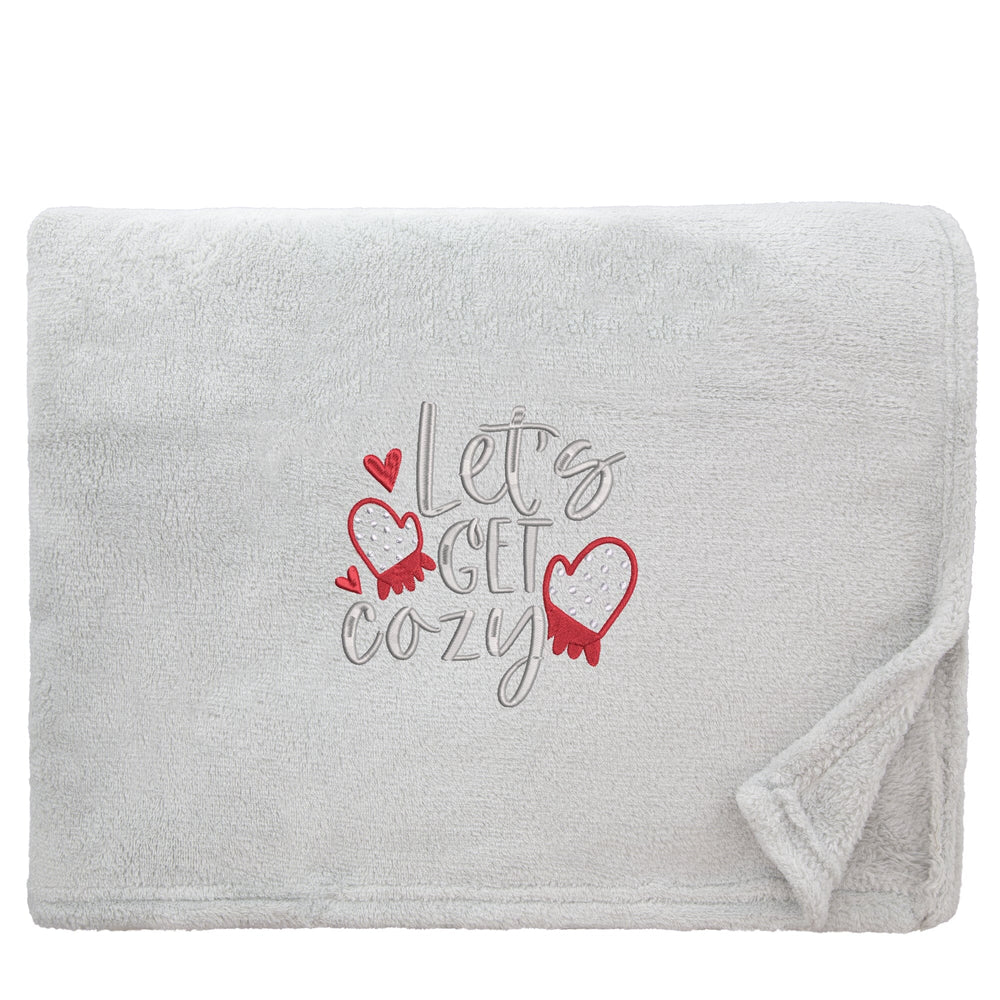 Let's Get Cozy Christmas Snuggle Blanket