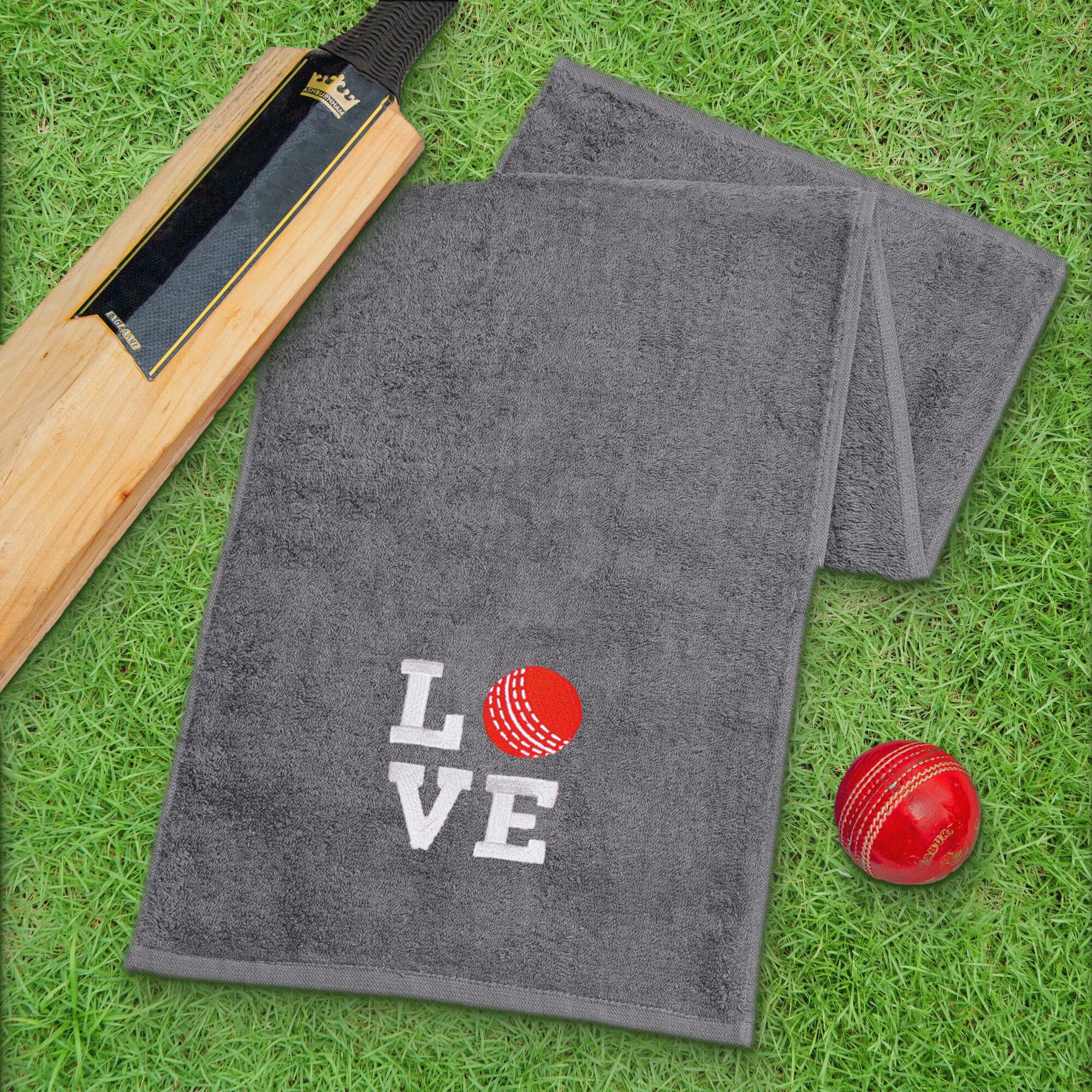 grey cricket towel
