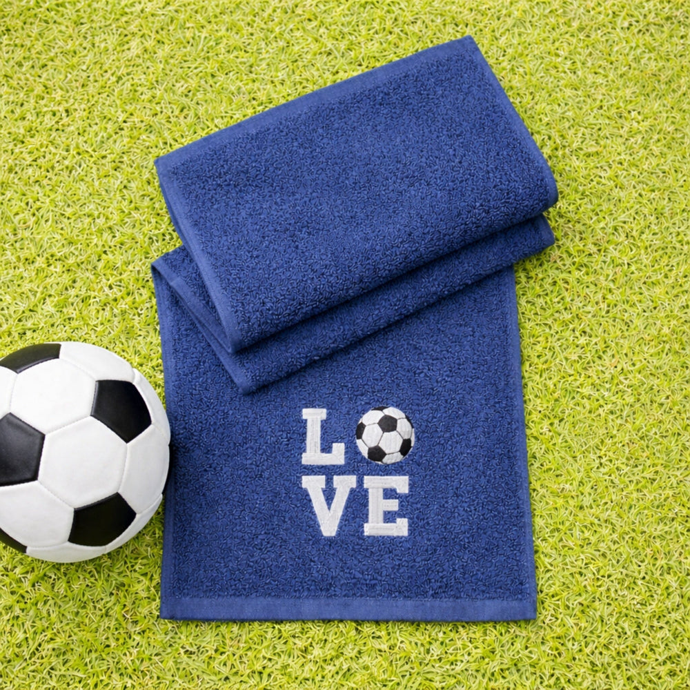 navy football towel 