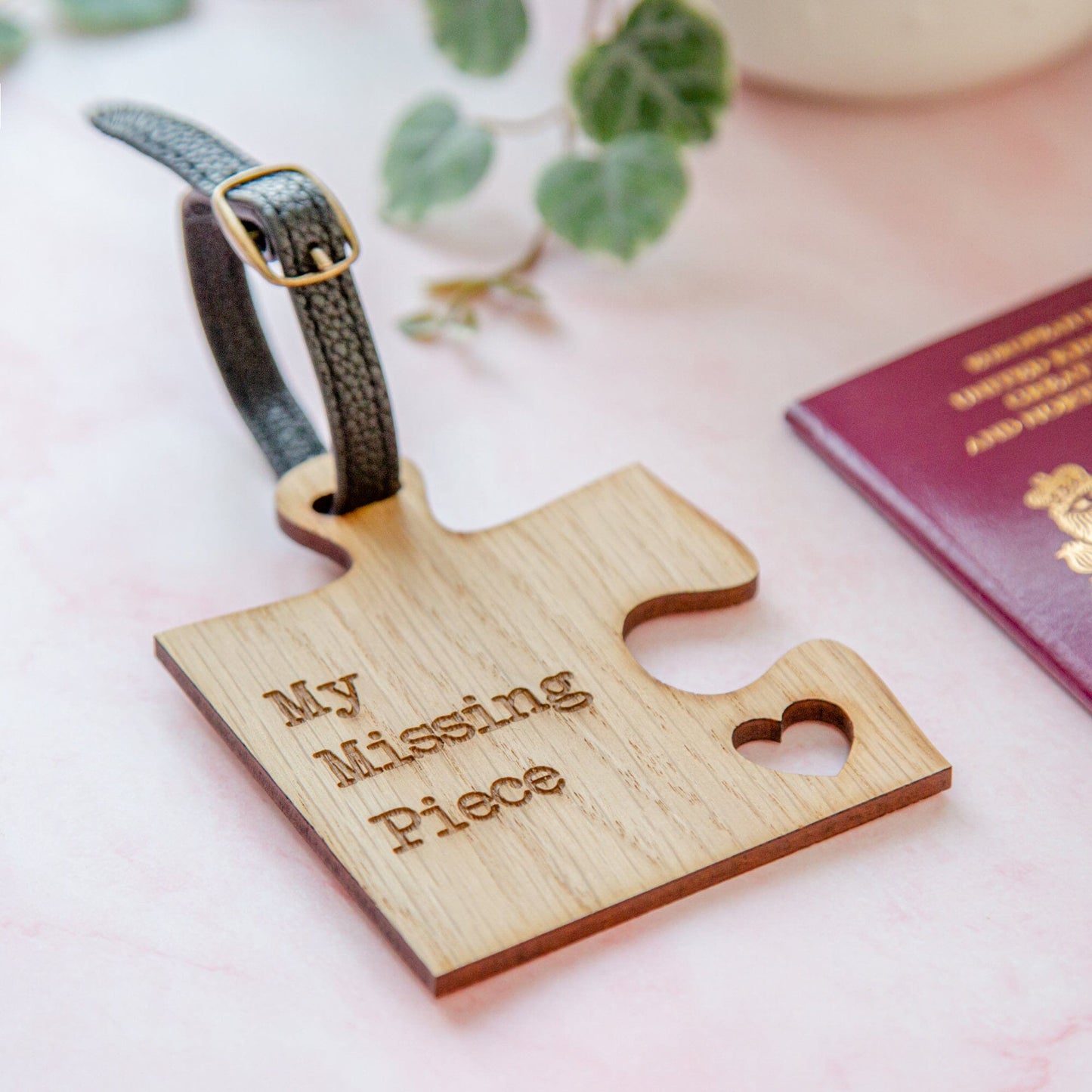 My Missing Piece, Romantic Luggage Tag