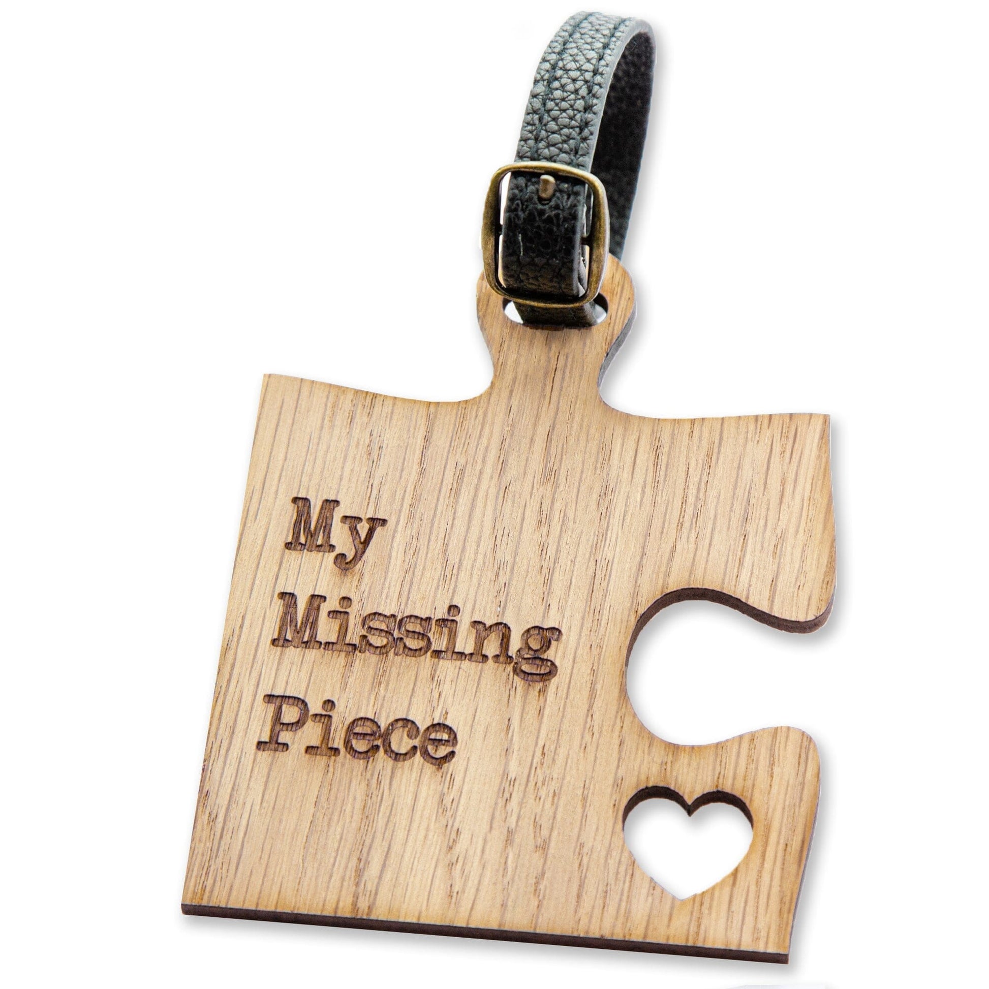 My Missing Piece, Romantic Luggage Tag
