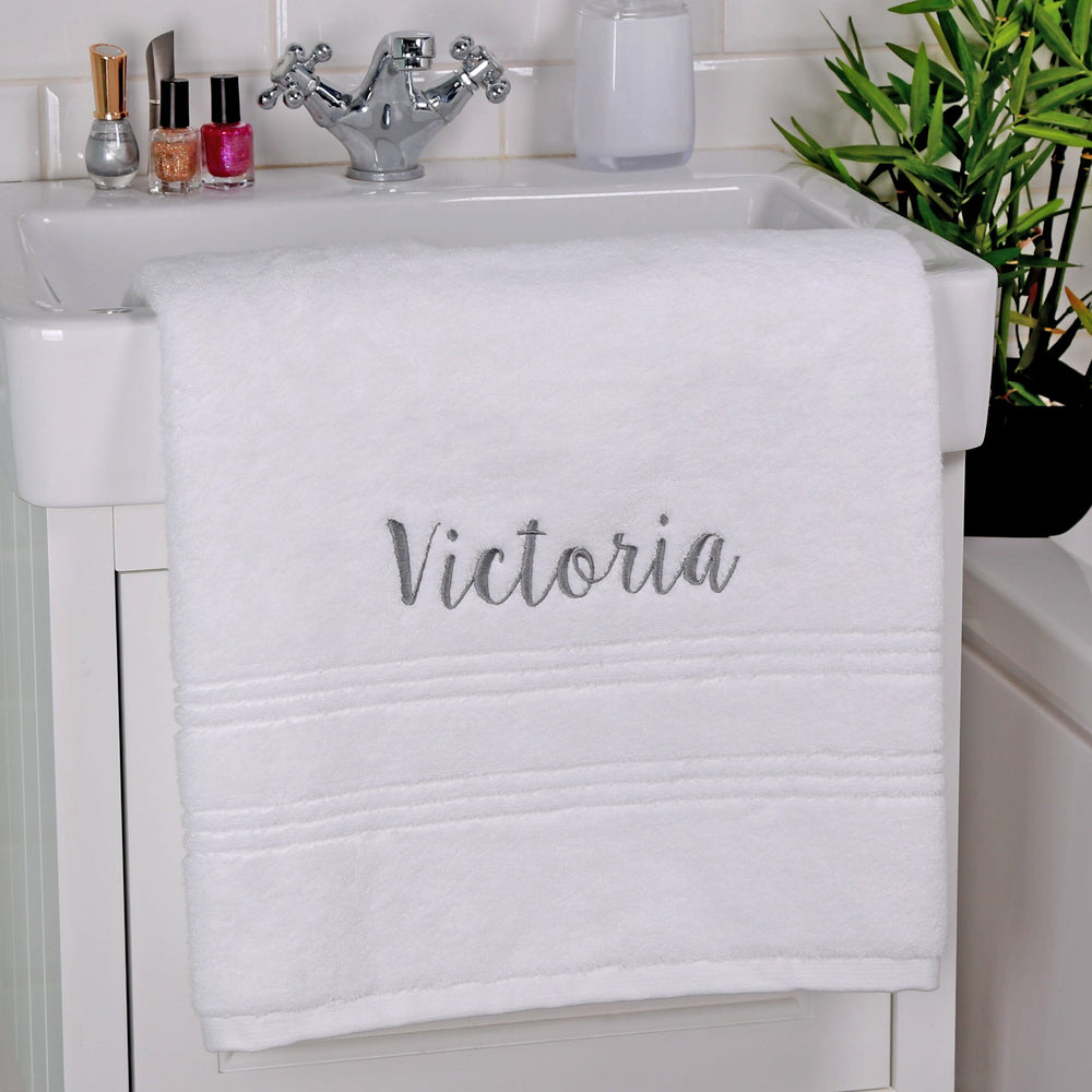 personalised opulence hand towel
