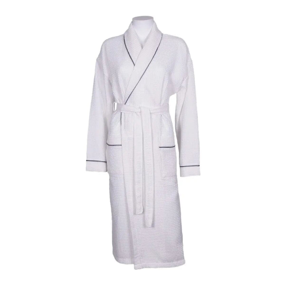 copy of aztex shawl collar waffle dressing gown
