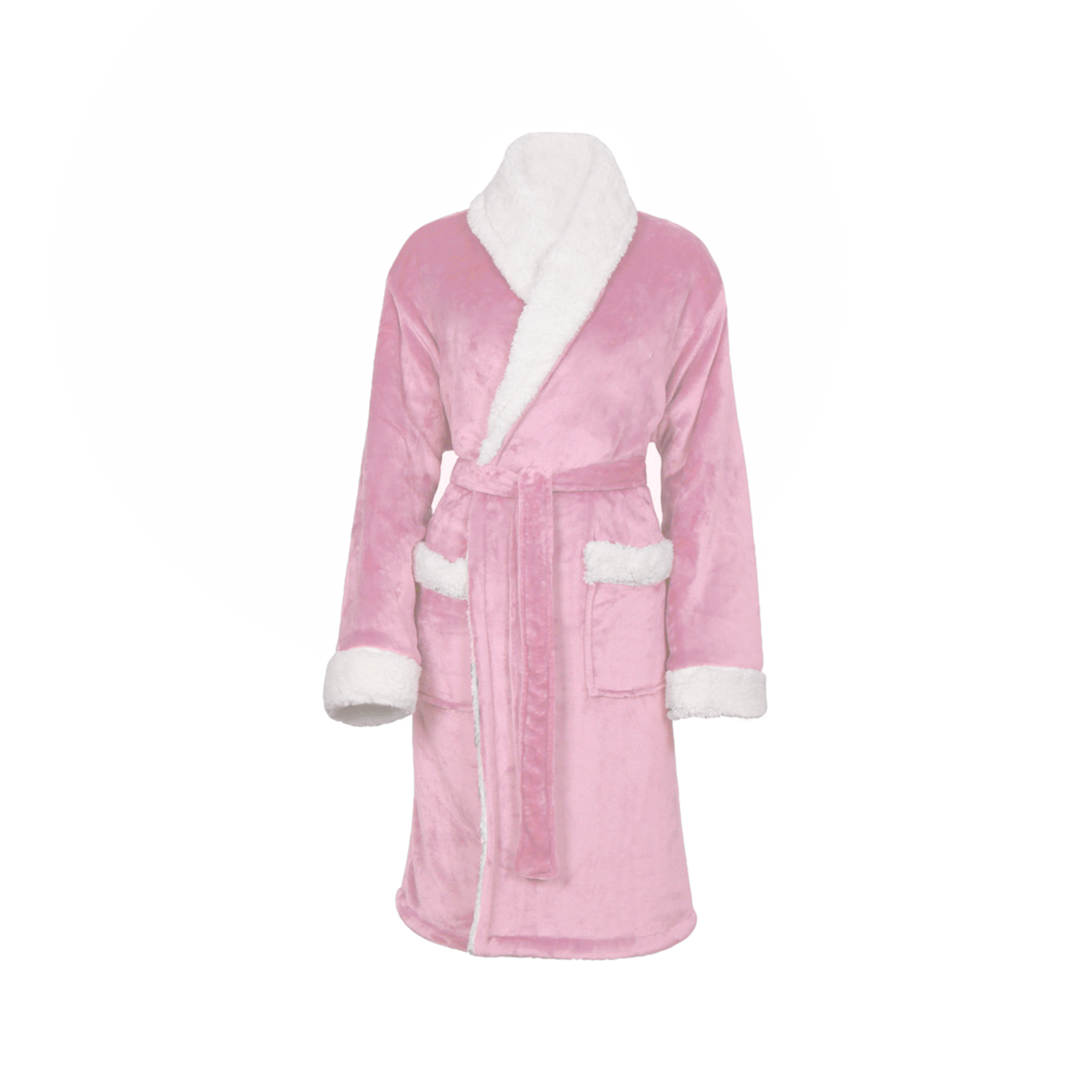 personalised-back-of-robe-sherpa-fleece-dressing-gown