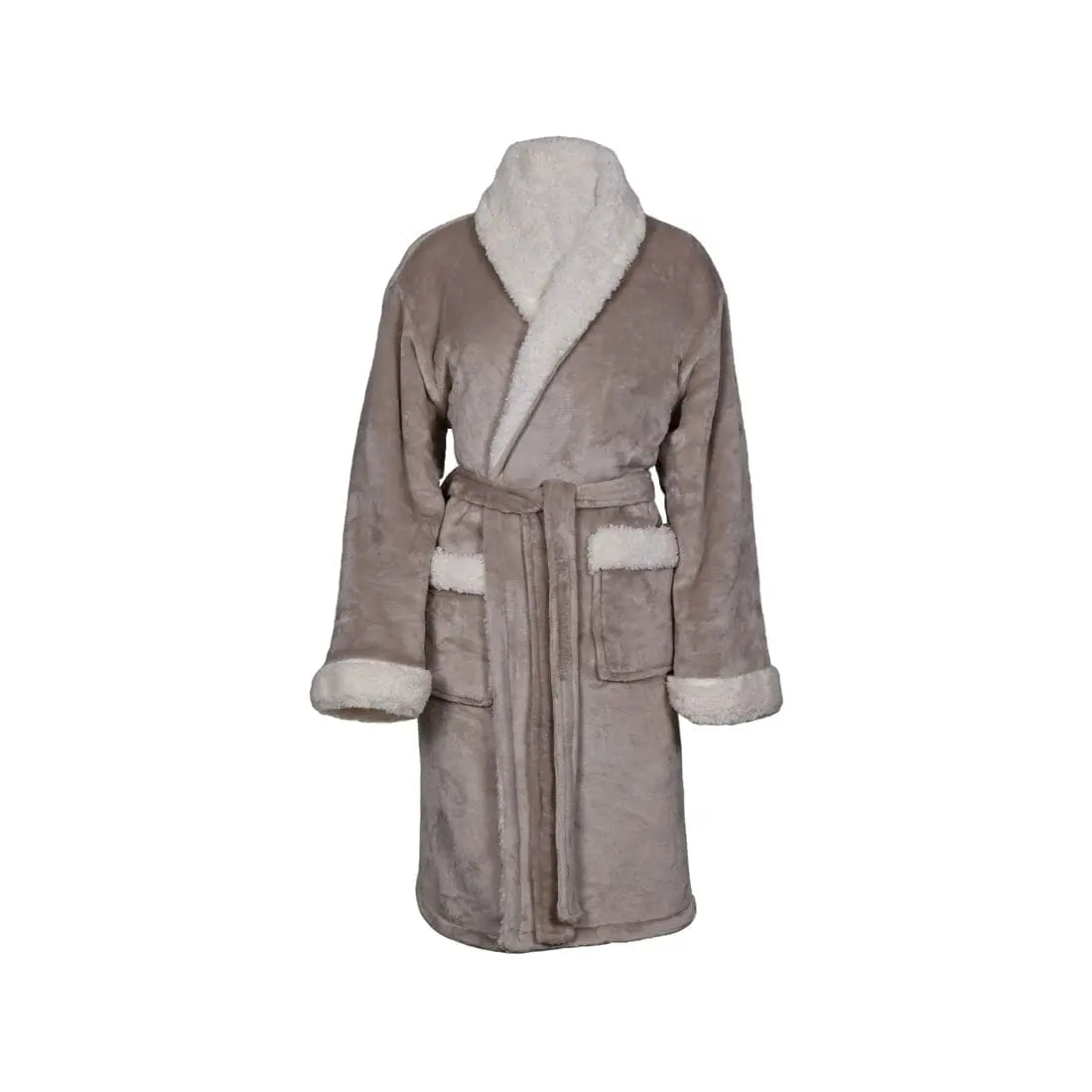 Personalised Back of Robe Sherpa Fleece Dressing Gown