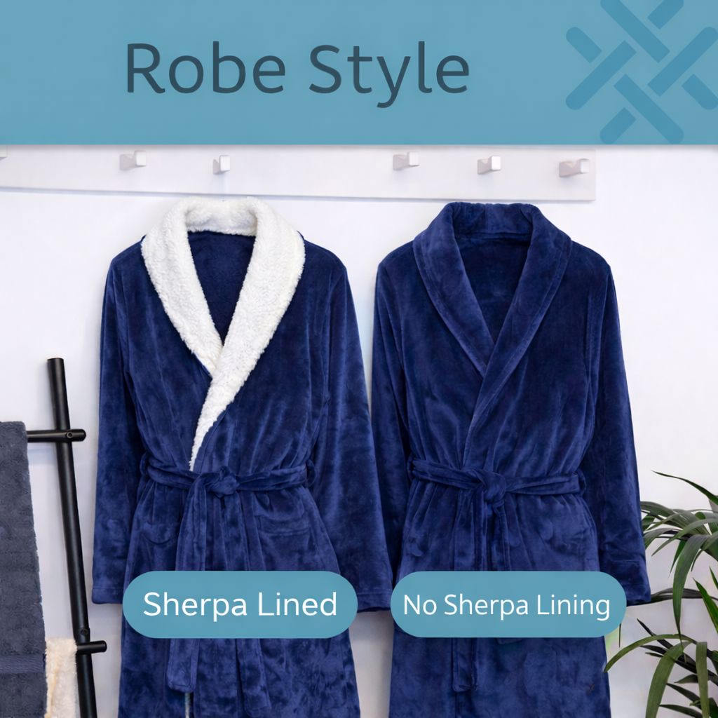 Personalised Back of Robe So Soft Bathrobe