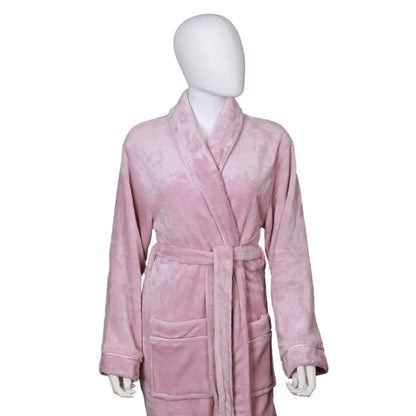 Personalised Back of Robe So Soft Bathrobe - Duncan Stewart 1978 So-Soft-Pink-Large-Extra-Large Duncan Stewart 1978