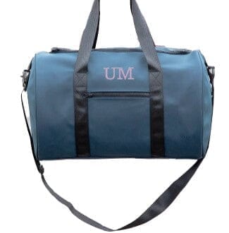 Personalised Barrel Sports Holdall With Initials