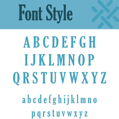 Font syle infographic