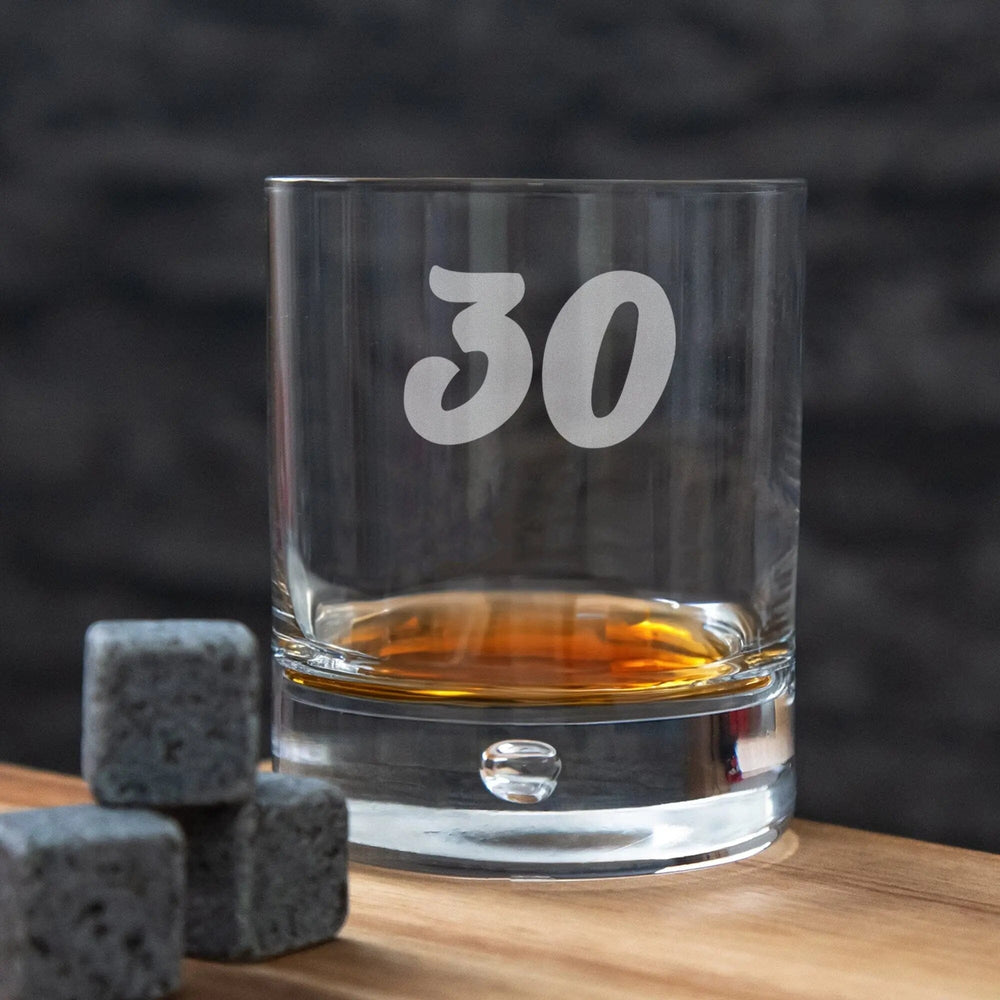 Personalised Birthday Milestone Whiskey Glass