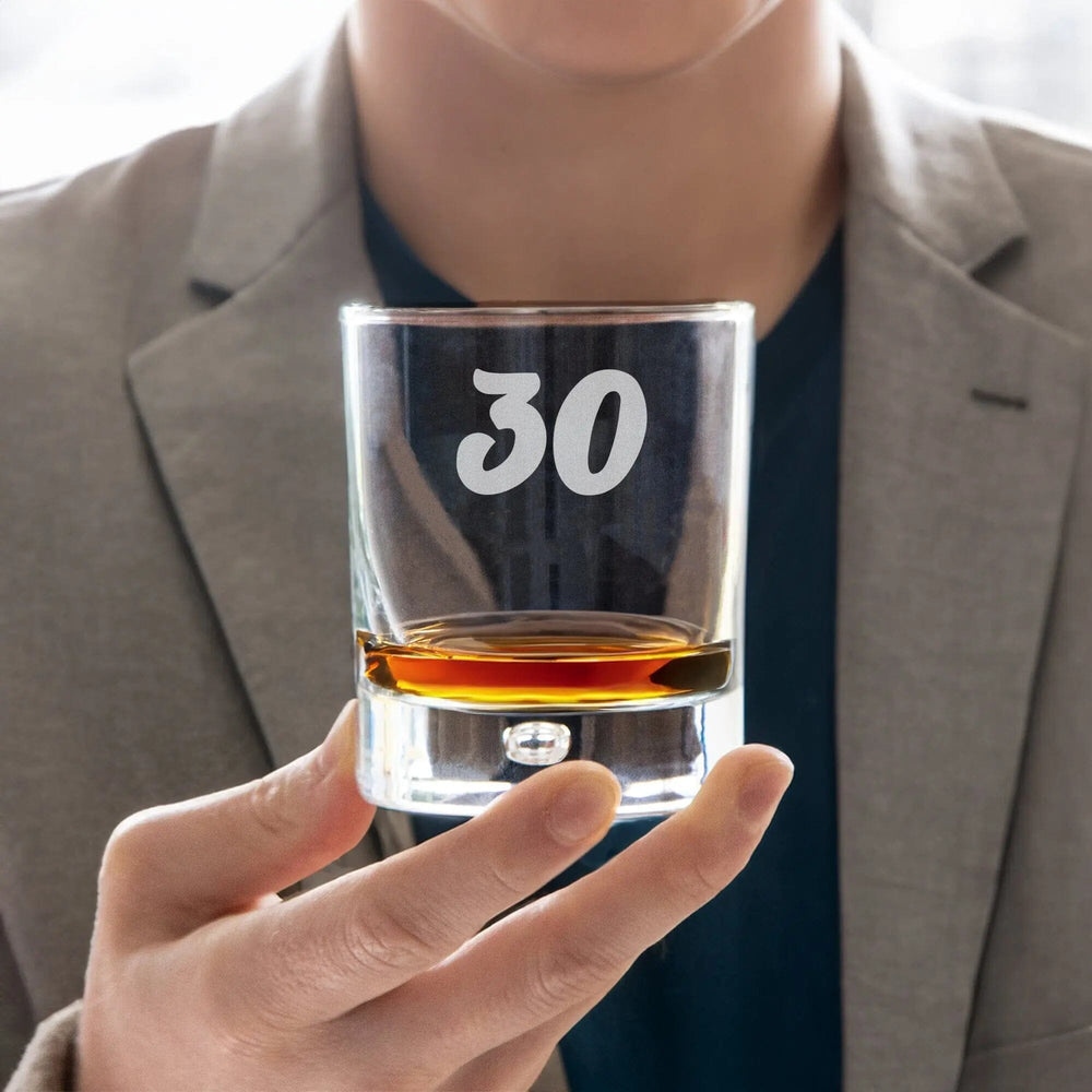 Personalised Birthday Milestone Whiskey Glass