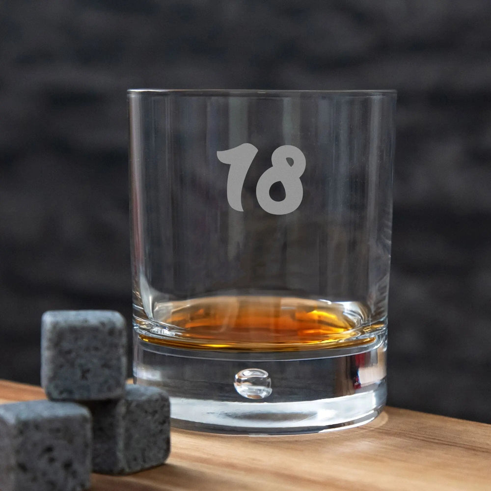 Personalised Birthday Milestone Whiskey Glass