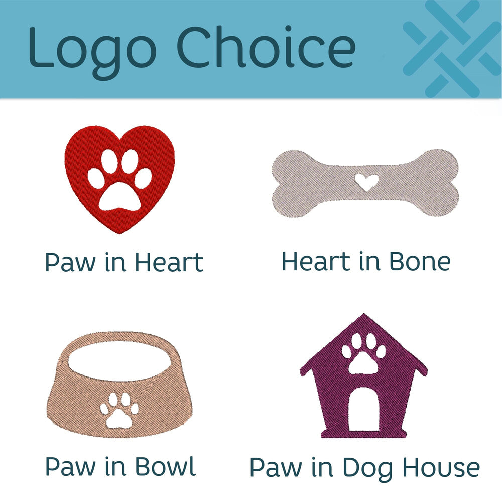 dog logo infographic